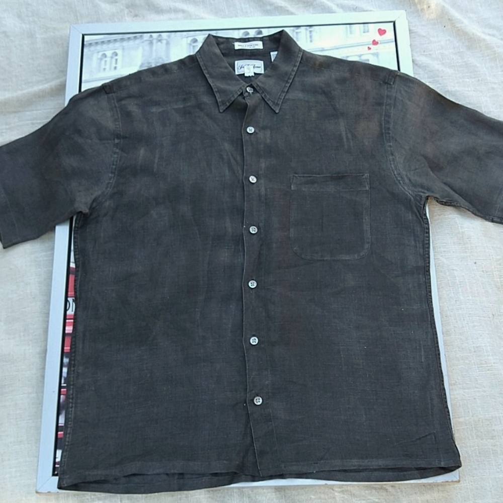 Saks Fifth Avenue Men's Short Sleeve Button Up